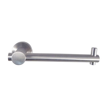 Single Toilet Roll Holder in Satin Stainless Steel
