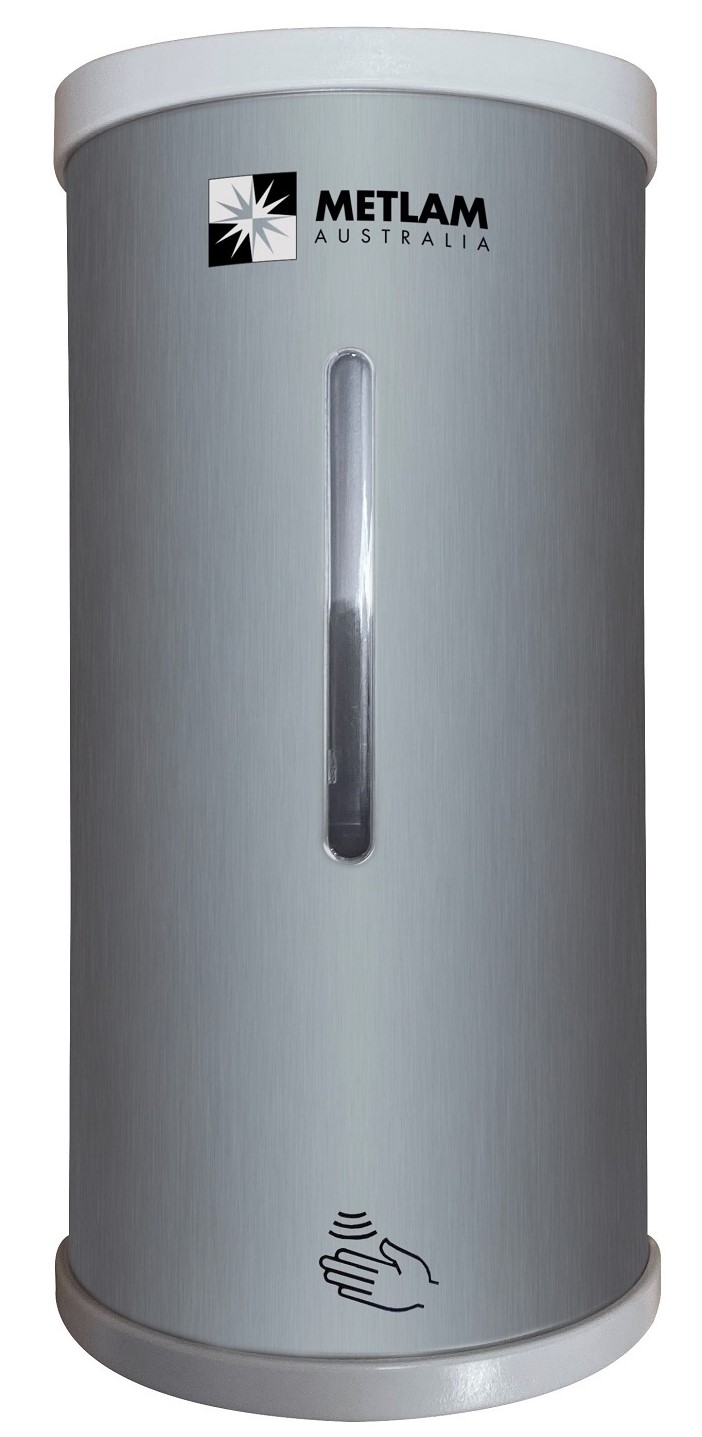 Auto Sanitiser Dispenser in Satin Stainless Steel