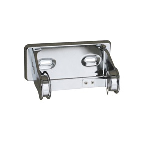 Single Toilet Roll Holder in Bright Chrome Plate