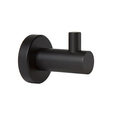 Hat & Coat Hook in Designer Black