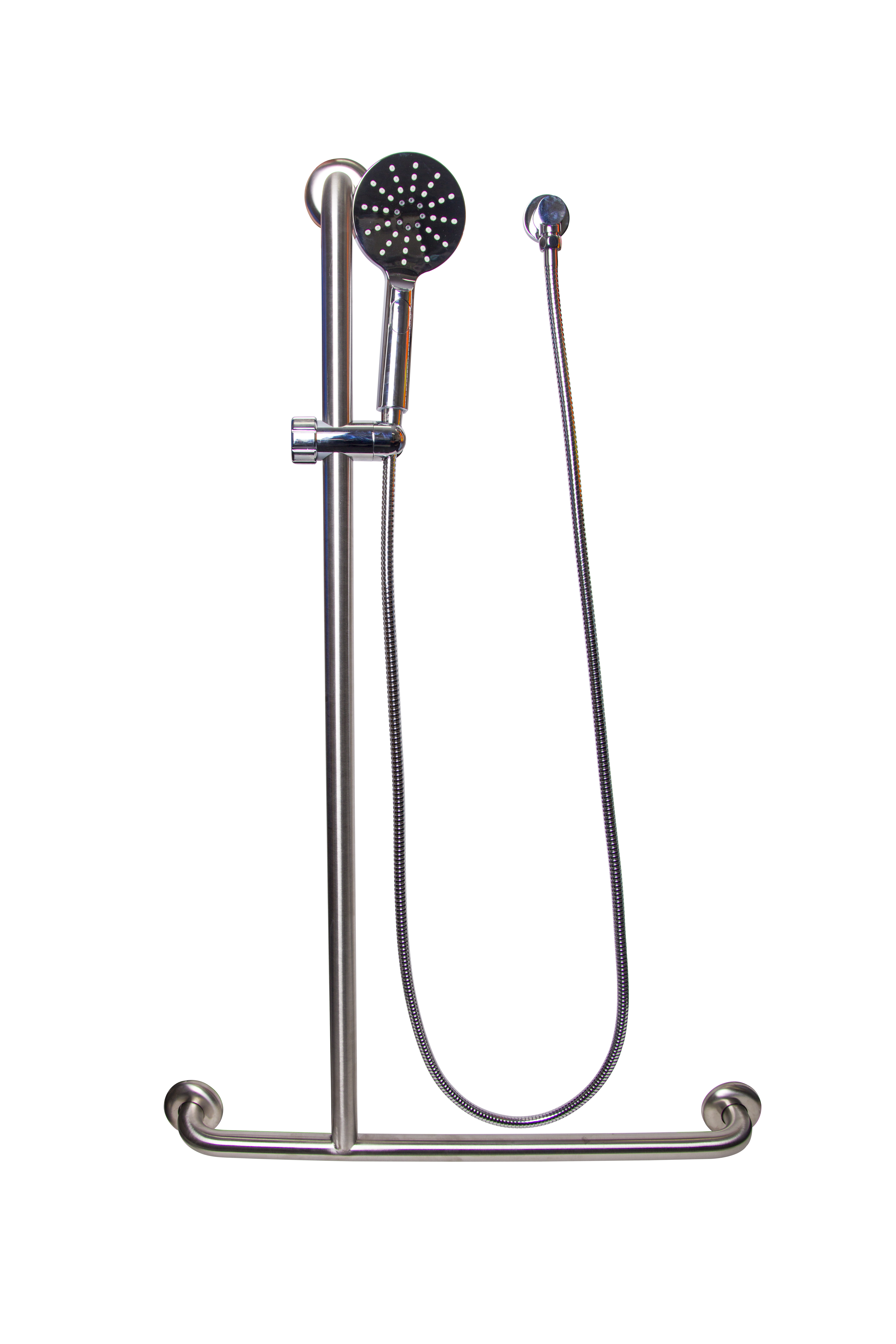 Offset Flush LH Mount Shower Grab Rail Kit