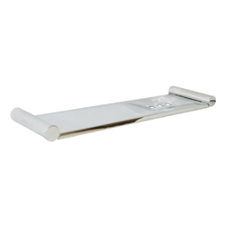 320mm Lawson Combined Shelf & Soap Dish in Polished Stainless Steel