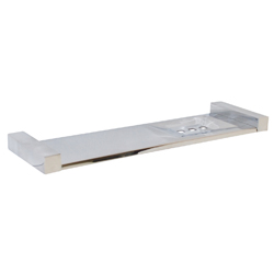 320mm Paterson Combined Shelf & Soap Dish in Polished Stainless Steel