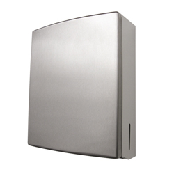 Ellipse Paper Towel Dispenser in Satin Stainless Steel
